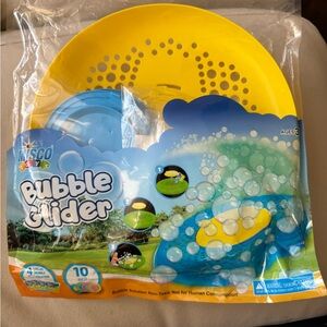 Misco Toys 10 Inch Yellow Bubble Glider Boomerang Flying Disc Kids Toys